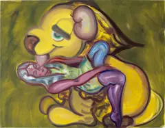 Hannah Bays, LOVE, 2022, oil on canvas