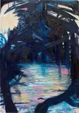 William Grob, The Delightful Nonfiction, 2022, oil on canvas