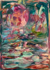 Sarah Cunningham, Lunar Phase, 2020, oil on canvas