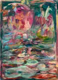 Sarah Cunningham, Lunar Phase, 2020, oil on canvas