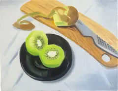 KIWI by Ulala Imai, 2017, oil on canvas, sold Oct 2023