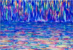 Yuxing Huang, River, 2012, acrylic on canvas