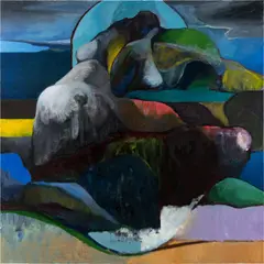 Liu Wei, Omen, 2018, oil on canvas