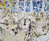 Chris Huen Sin Kan, Haze, 2016, oil on canvas