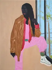 Kwesi Botchway, Morning Swagger, 2020, acrylic on canvas