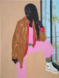 Kwesi Botchway, Morning Swagger, 2020, acrylic on canvas