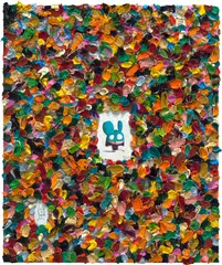 Edgar Plans, Power Is In You, 2016, mixed media on canvas
