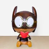 Edgar Plans, Juanín, 2021, wood, walnut, beech, bronze and crystal