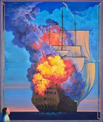 Liu Ye, The End of Baroque, 1998, acrylic on canvas