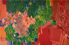Lynne Mapp Drexler, Meadow Aside, 1963, oil on canvas