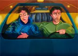 Ania Hobson, Tunnel, 2022, oil on canvas