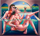 Jade Ching-yuk Ng, Unparalleled Horizon, 2022, oil on canvas