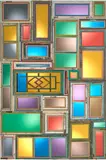Song Dong, Usefulness of Uselessness - Rectangular Window No. 6, 2017, old wooden window, mirror, mirror panel, glass, hinge, handle, door and window bolts
