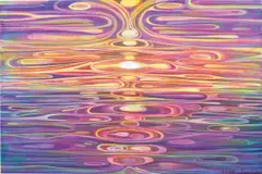 Yuxing Huang, Sunrise, 2016, acrylic on canvas