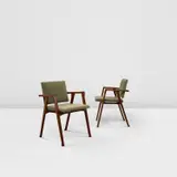 Franco Albini, Pair of 'Luisa' armchairs