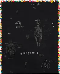 Edgar Plans, Leccíon de Anatomia (Anatomy Lesson), 2018, oil on canvas