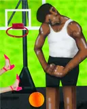 Gao Hang, Just Freaking Dunked on My Girlfriend, 2020, acrylic on canvas