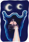 Eliot Greenwald, Night Car (begins to vanish), 2020, acrylic on canvas