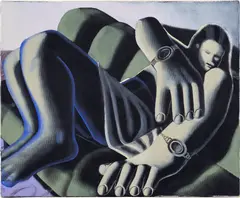 Aks Misyuta, Time Waster, 2020, acrylic on canvas