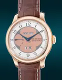 F.P. Journe, A fine, attractive and innovative pink gold perpetual calendar wristwatch with leap year, power reserve indication, instantaneous jumping calendar mechanism, guarantee and presentation box, Circa 2016