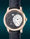 F.P. Journe, An attractive, rare and highly desirable pink gold wristwatch with oversized date, power reserve indication, moon phases, guarantee and presentation box, made exclusively for F.P. Journe boutiques, Circa 2010