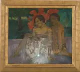 Xu Zhen, Light Source - The Gold of their Bodies, 2014, oil on canvas, in artist's frame