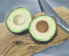 Ulala Imai, AVOCADO, 2017, oil on canvas