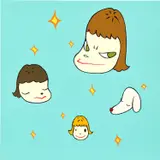 Yoshitomo Nara, Star Island, 2003, screenprint in colors on wove paper