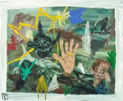 Matías Sánchez, La Alianza, 2015, oil on linen