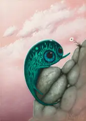 August Vilella, Reaching Dreams, 2022, oil on canvas