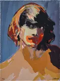 Claire Tabouret, Makeup (Orange & Shadows)