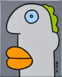 Thierry Noir, I AM SEARCHING FOR MY BIKE IN THE CLOUDY MORNING BUT WHERE ARE MY SUNGLASSES?