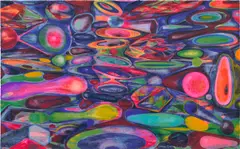 Yuxing Huang, Treasure, 2017, screenprint on paper