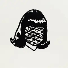 Mask by Tomoo Gokita, 2010, acrylic enamel, spray paint on canvas, offered Jun 2023