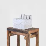 Yu Ji, Public Space No. 3, 2011, plaster dust and wood
