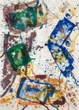 Sam Francis, Untitled (L. 254), 1982, offset lithograph in colours, on Arches 88 paper, the full sheet