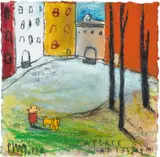 Edgar Plans, City Park, 2008, oil on paper