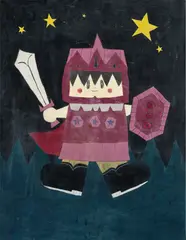 Noritoshi Mitsuuchi, Five Star II, 2022, acrylic on canvas