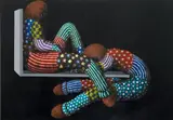Suanjaya Kencut, Give Me a Little Bit, 2017, acrylic on canvas