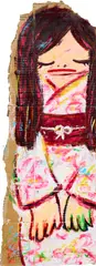 Ayako Rokkaku, Untitled AR08-060, 2008, acrylic on cardboard