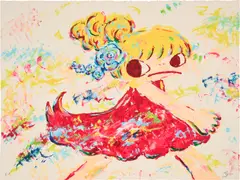 Ayako Rokkaku, Untitled, lithograph on paper