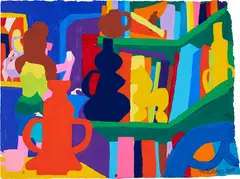 Todd James, The Best of Everything (Drawing), 2018, gouache and graphite on paper