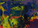 Aladin (P11) by Gerhard Richter, chromogenic print, flush-mounted to aluminium with metal strainer on the reverse (as issued), offered Feb 2023