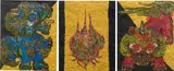 Miwa Komatsu, Three works: (i) Heaven – Guardian; (ii) Earth – Guardian; (iii) Human – Spirit
