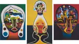 Izumi Katō, Signed & Numbered Limited Edition Three works: (i) Untitled 2 (Green / Verte); (ii) Untitled 3 (Yellow / Jaune); (iii) Untitled 1 (Red / Rouge)