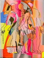 Ye Linghan, LUCY-D-012, 2018, acrylic on canvas