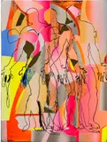 Ye Linghan, LUCY-D-012, 2018, acrylic on canvas