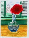 David Hockney, My Window: No. 281, 23rd July 2010, 2010, iPad drawing in colours printed on archival paper