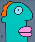 Thierry Noir, I Keep Calm When I See a Bird Circling Above Me