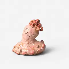 Ayako Rokkaku, Untitled ARC21-2, 2021, hand painted ceramic sculpture